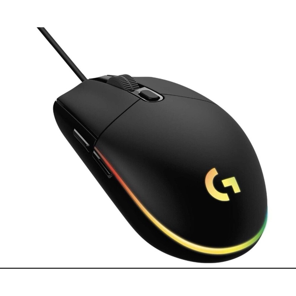 Logitech G203 Lightsync Wired Optical Gaming Mouse - Black